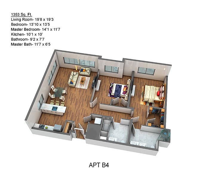 B4 Floor Plan 3